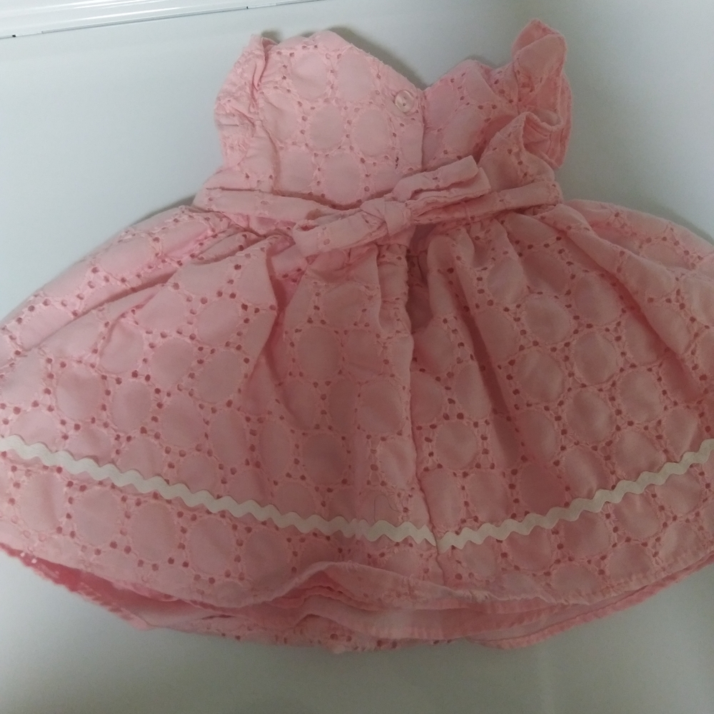 Sweet heart rose Baby girl dress